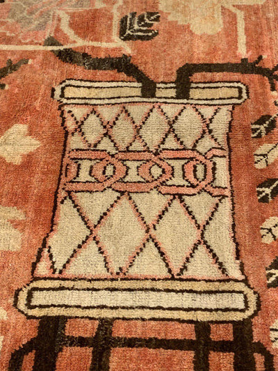 Fine Hand knotted Vintage Khotan rug 5'7''X 8'8''