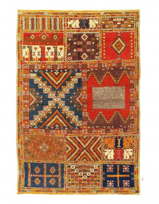 Canvello Fine Hand Knotted Vintage moroccon 6'11'' X 10'4''