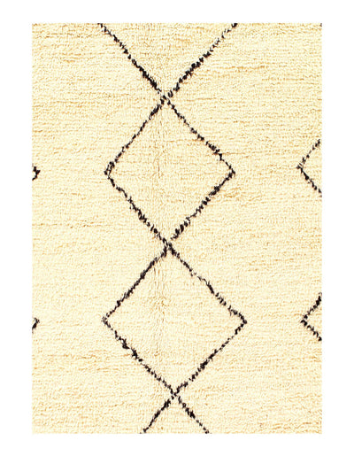 Fine Hand Knotted Vintage Moroccon rug 4'11'' X 7'5''