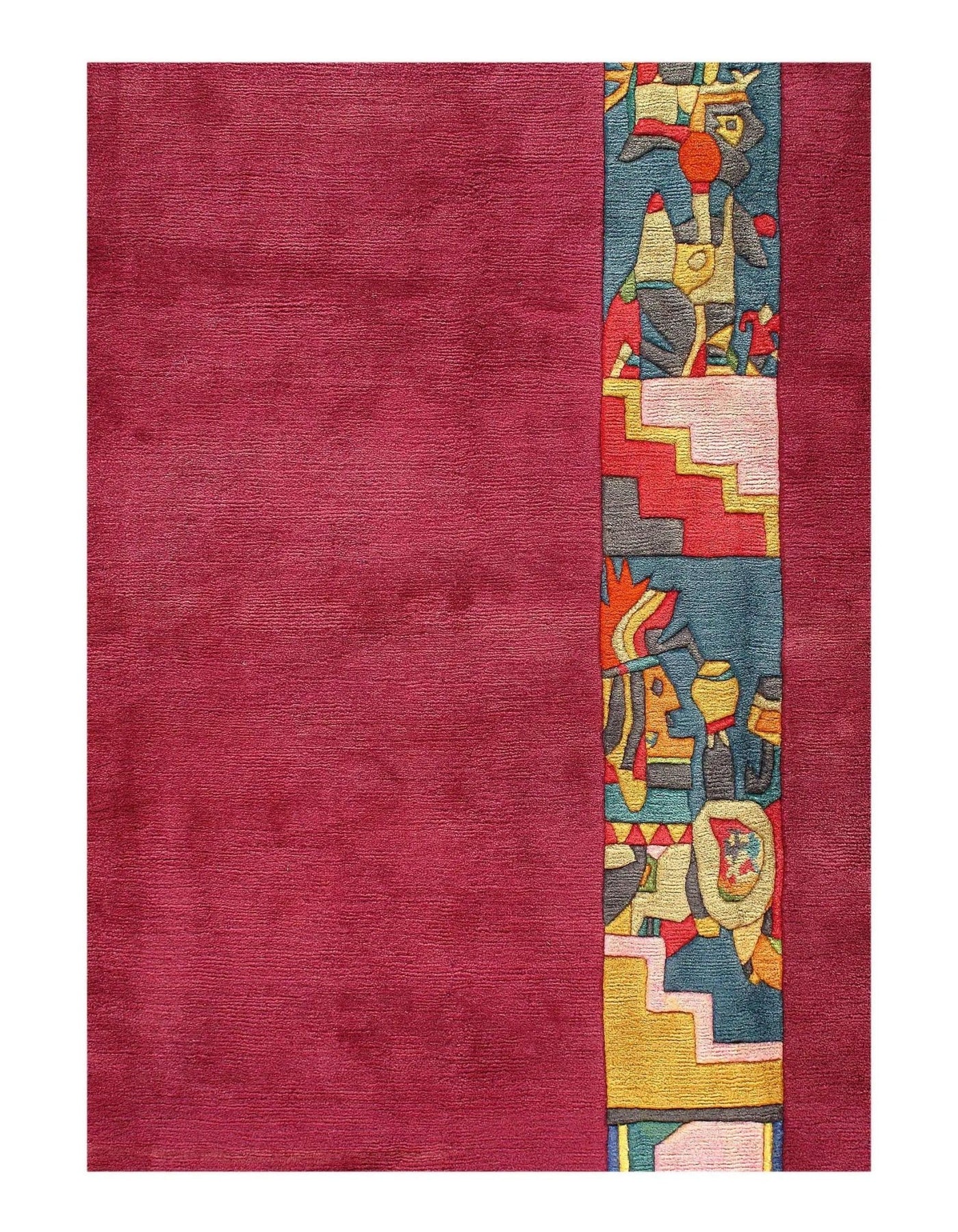 Canvello Fine Hand Knotted Vintage Tibetan rug 9'9'' X 13'1'' - Canvello