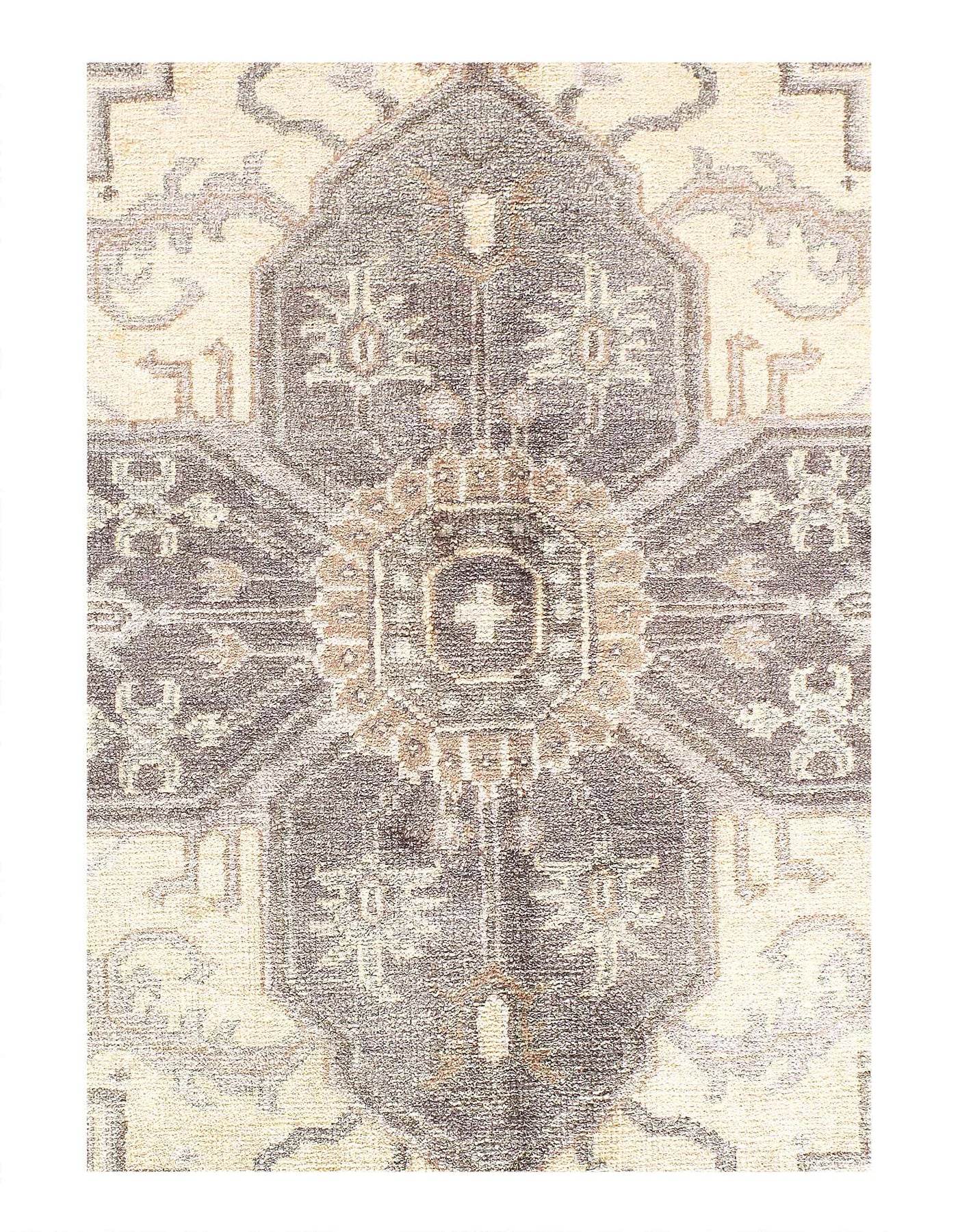 Canvello Fine Hand Knotted V.silk Serapi Design Rug - 8'9'' X 11'9'' - Canvello