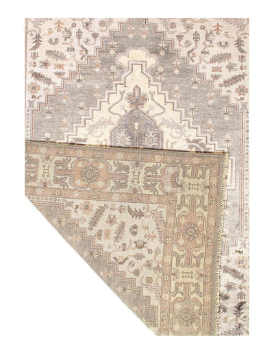 Canvello Fine Hand Knotted V.silk Serapi Design Rug - 8'9'' X 11'9'' - Canvello