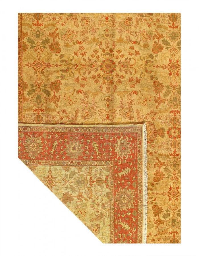 Canvello Fine Hand Knotted ziegler sultanabad design rug 9'4'' X 11'11'' - Canvello