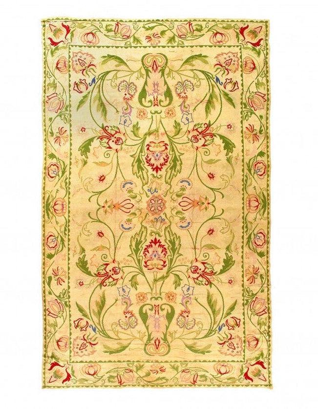 Canvello Fine Hand Knottted Antique Needpoint rug 9'11'' X 16'3'' - Canvello