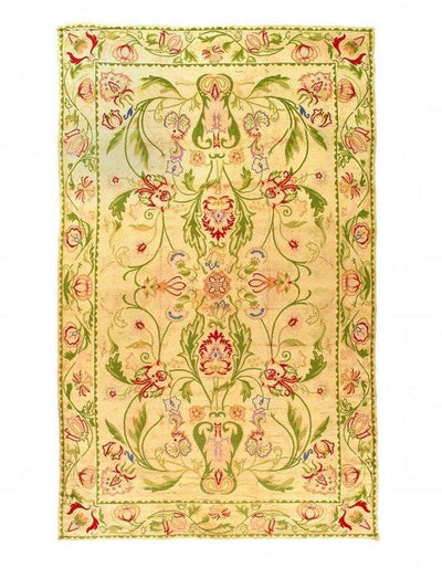 Canvello Fine Hand Knottted Antique Needpoint rug 9'11'' X 16'3'' - Canvello