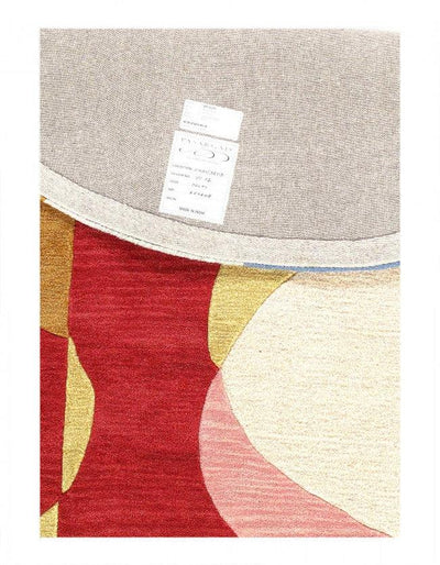 Canvello Fine Hand Tufted Abstract Round Rug - 6' X 6' - Canvello