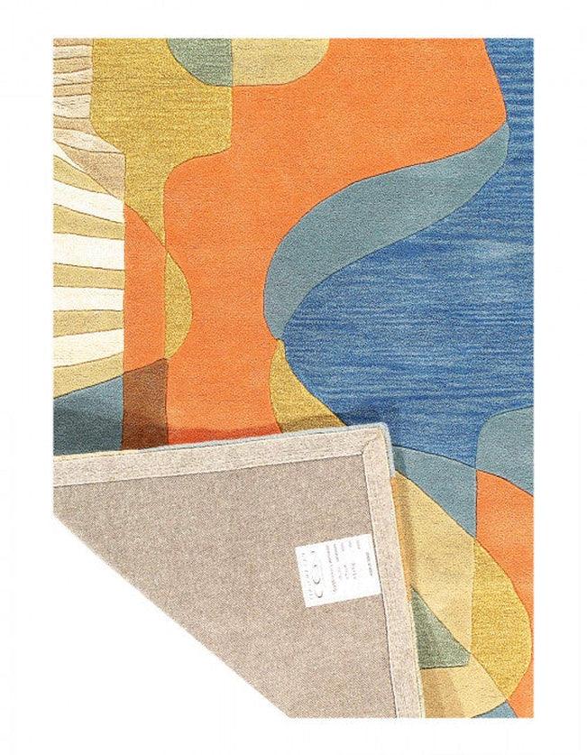 Canvello Fine Hand Tufted Abstract Rug - 4' X 6' - Canvello