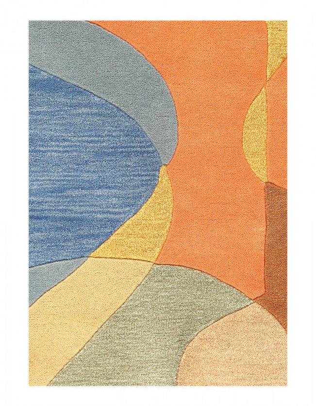 Canvello Fine Hand Tufted Abstract Rug - 4' X 6' - Canvello