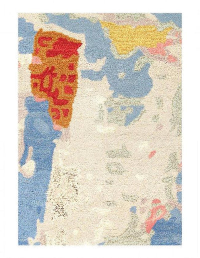 Canvello Fine Hand Tufted Abstract rug - 4' X 6' - Canvello