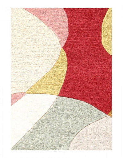 Canvello Fine Hand Tufted Abstract Rug - 4' x 6'