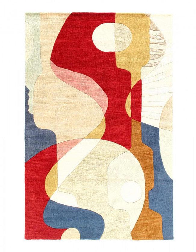 Canvello Fine Hand Tufted Abstract Rug - 5' X 8' - Canvello