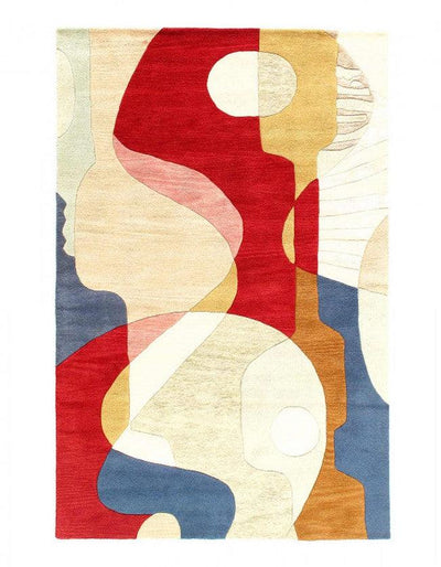 Canvello Fine Hand Tufted Abstract Rug - 5' X 8' - Canvello