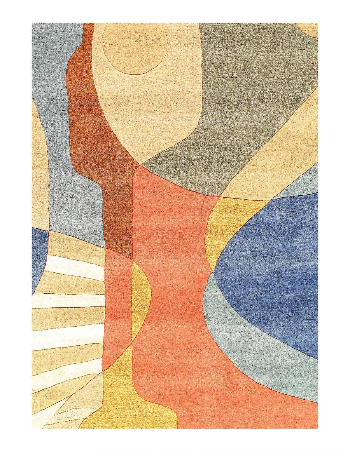 Alfombra de lana kazaka caucásica antigua del siglo XVIII para sala de estar - 3'7'' X 7'5''