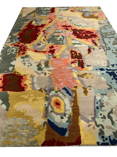 Canvello Fine Hand Tufted Abstract rug - 5' X 8' - Canvello