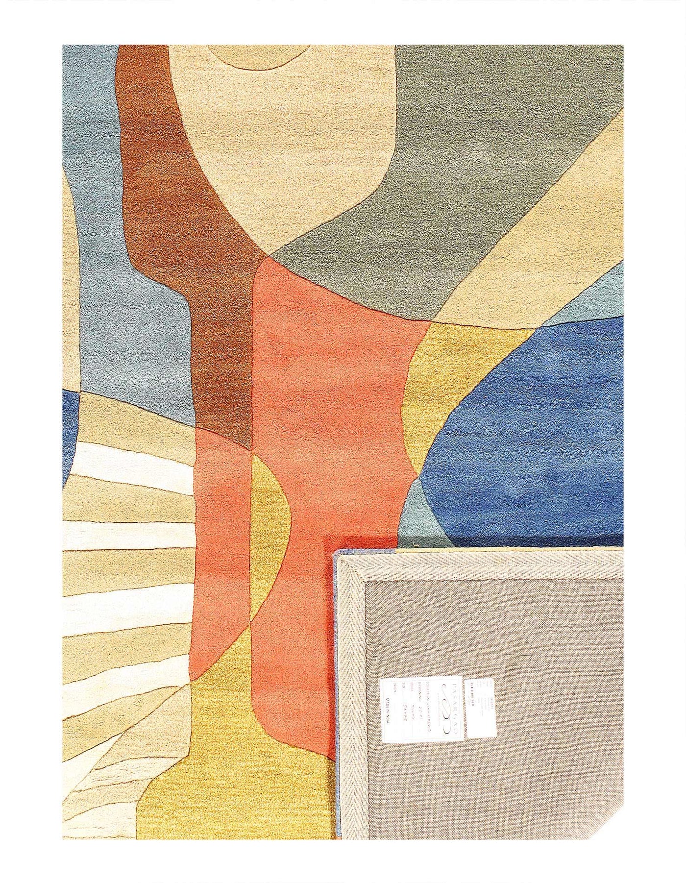 Canvello Fine Hand Tufted Abstract rug - 5' X 8' - Canvello