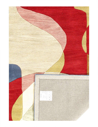 Canvello Fine Hand Tufted Abstract Rug - 5' X 8' - Canvello