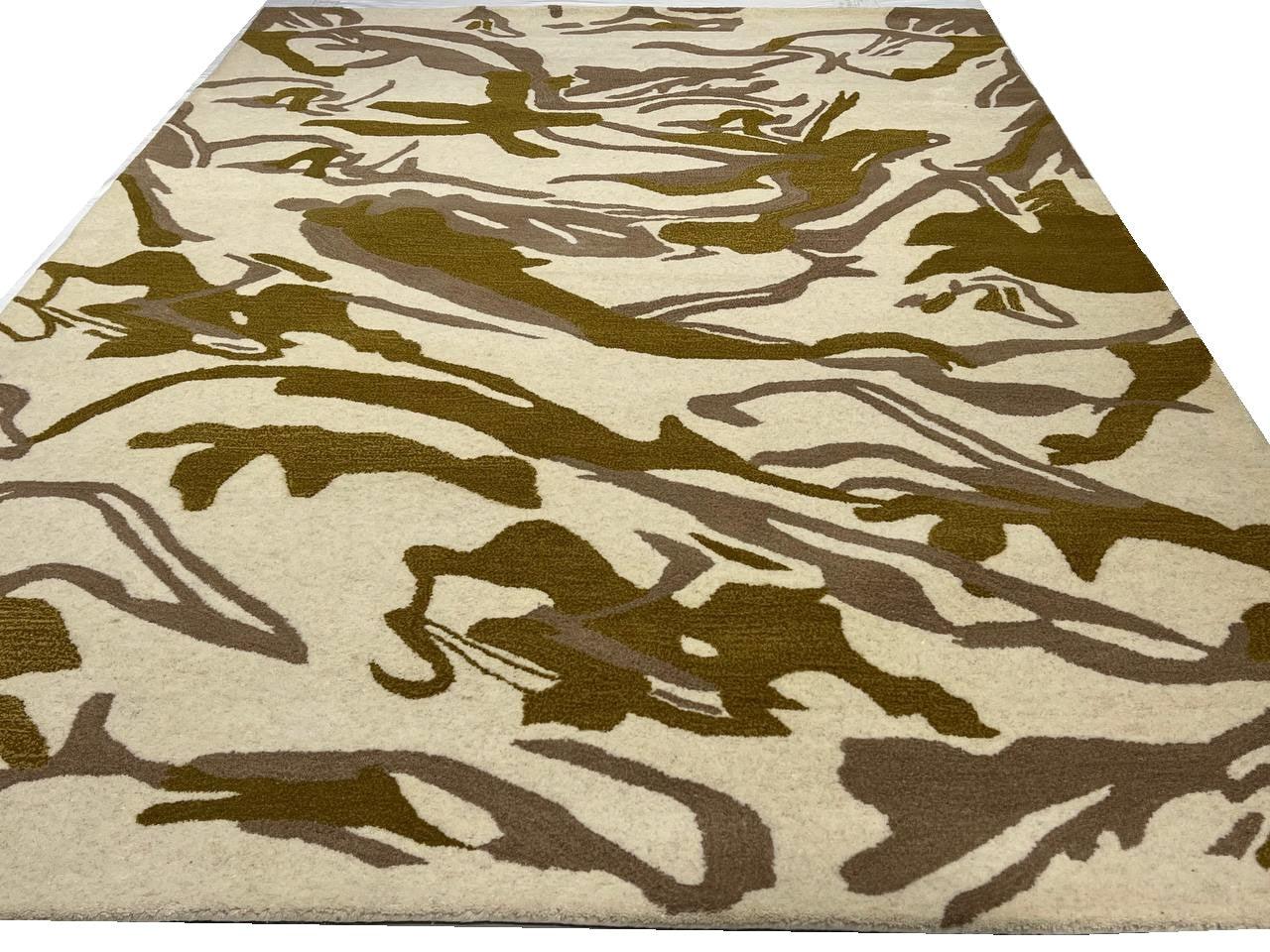 Canvello Fine Hand Tufted Abstract Rug - 5' X 8' - Canvello