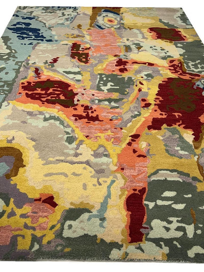 Canvello Fine Hand Tufted Abstract rug - 5' X 8' - Canvello