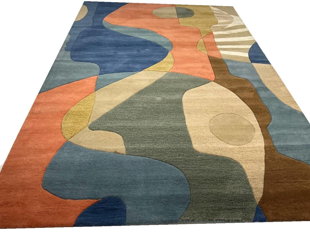 Canvello Fine Hand Tufted Abstract rug - 5' X 8' - Canvello