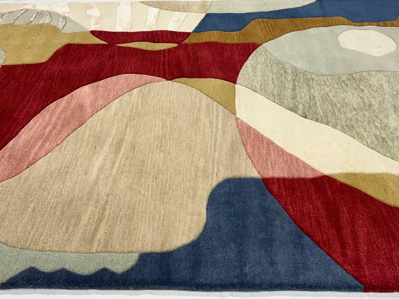 Canvello Fine Hand Tufted Abstract Rug - 5' X 8'
