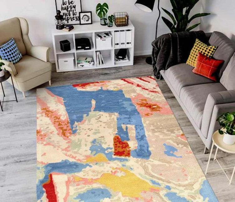 Canvello Fine Hand Tufted Abstract rug - 6' X 9' - Canvello