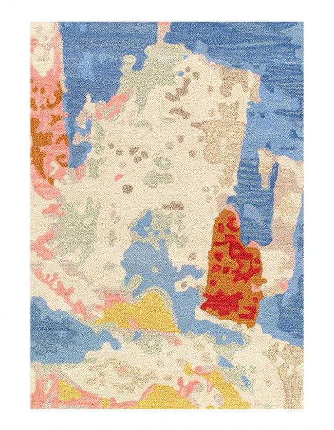 Canvello Fine Hand Tufted Abstract rug - 6' X 9' - Canvello