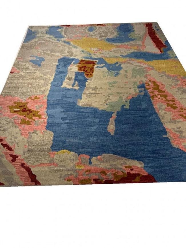 Canvello Fine Hand Tufted Abstract Rug - 7'9"X 9'9" - Canvello