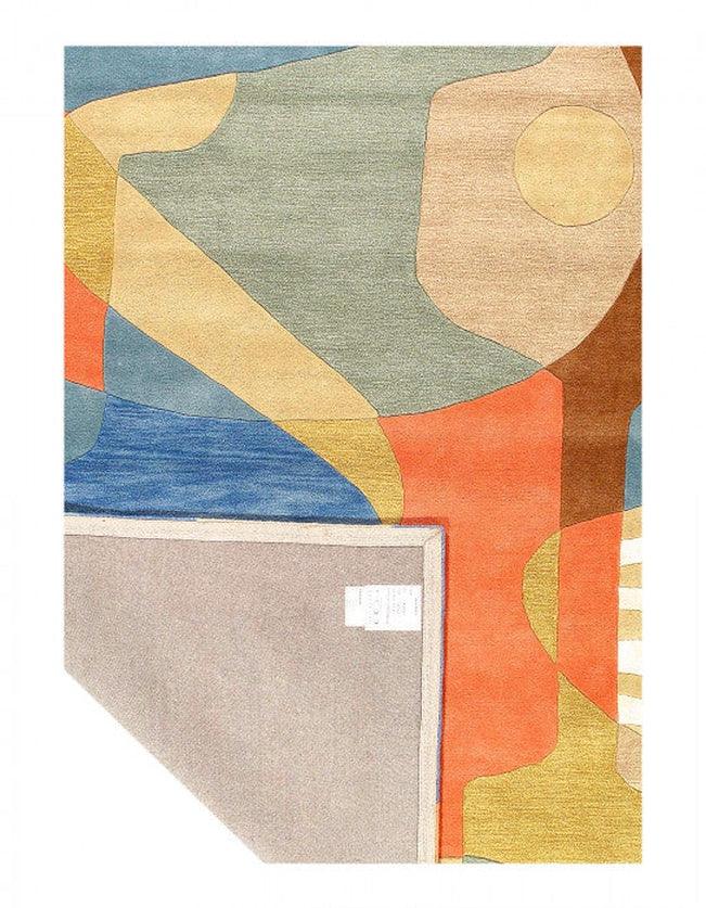 Canvello Fine Hand Tufted Abstract Rug - 7'9"X 9'9" - Canvello