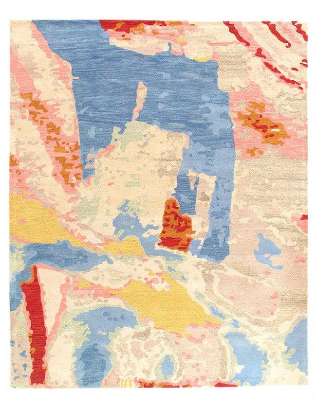 Canvello Fine Hand Tufted Abstract Rug - 7'9"X 9'9" - Canvello