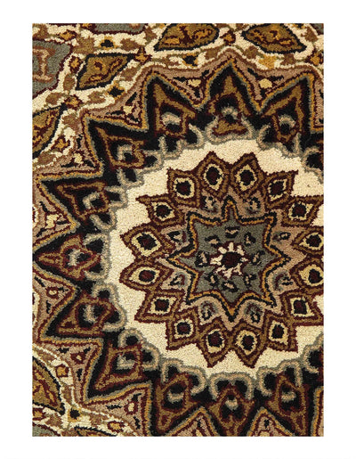 Canvello Fine Hand Tufted Tabriz Rug - 3'6'' X 5'6'' - Canvello