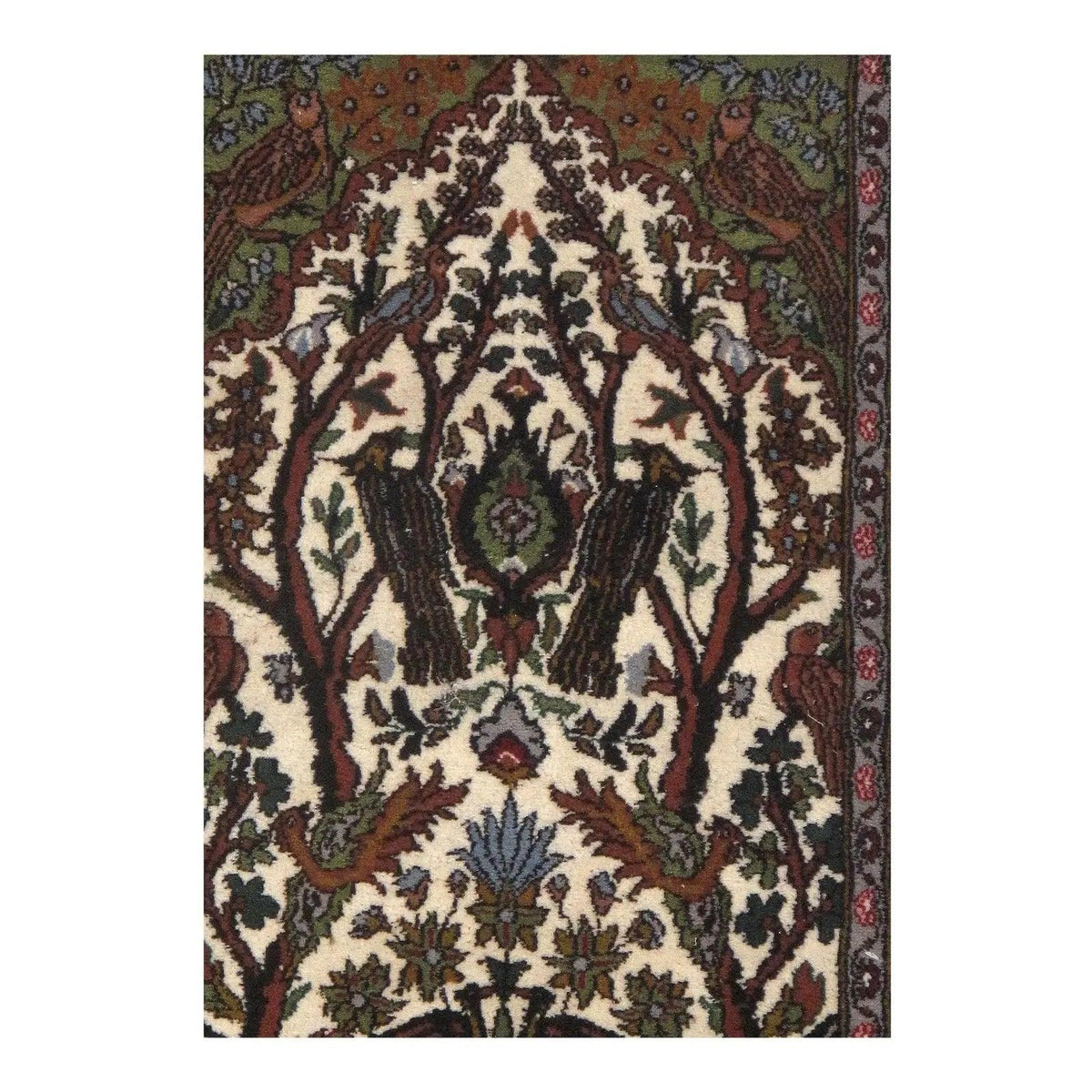 Canvello Fine Indo Tabriz Rug - 2'5" X 3'10" - Canvello