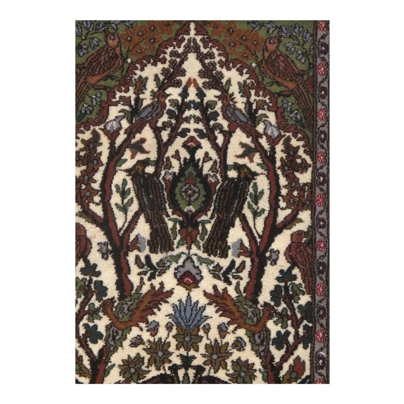 Canvello Fine Indo Tabriz Rug - 2'5" X 3'10" - Canvello