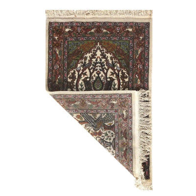 Canvello Fine Indo Tabriz Rug - 2'5" X 3'10" - Canvello