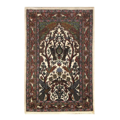 Canvello Fine Indo Tabriz Rug - 2'5" X 3'10" - Canvello