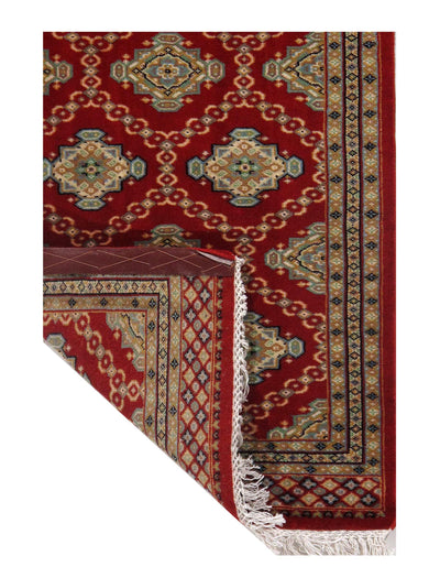 Fine Pak Bokhara Hand-Knotted Rug - 2' × 3'5"