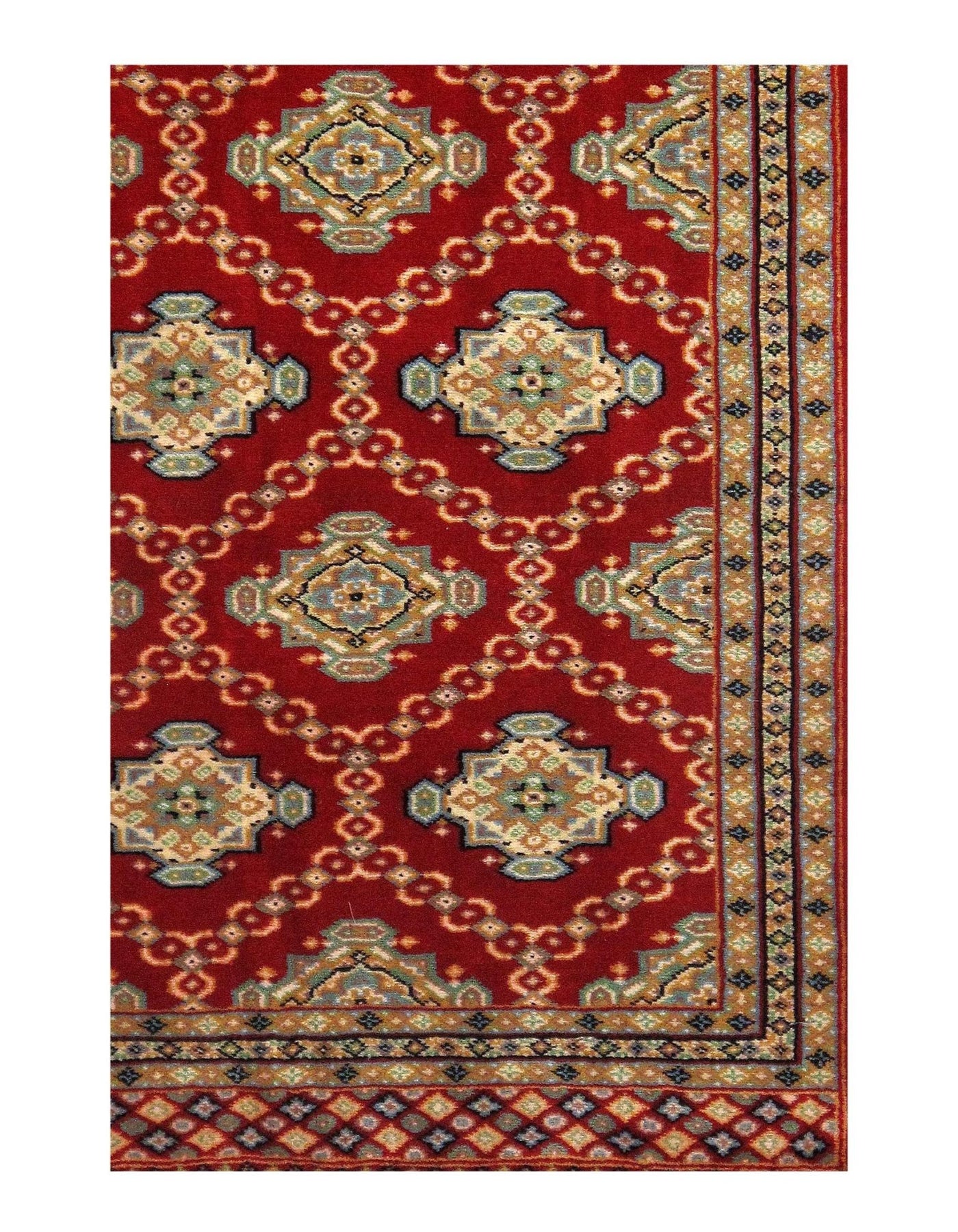 Canvello Fine Pak Bokhara Hand - Knotted Rug - 2' × 3'5" - Canvello