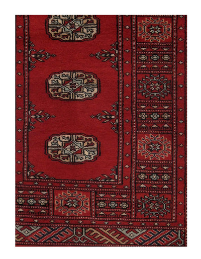 Canvello Fine Pak Bokhara Hand - Knotted Rug - 2'7" × 4'2" - Canvello