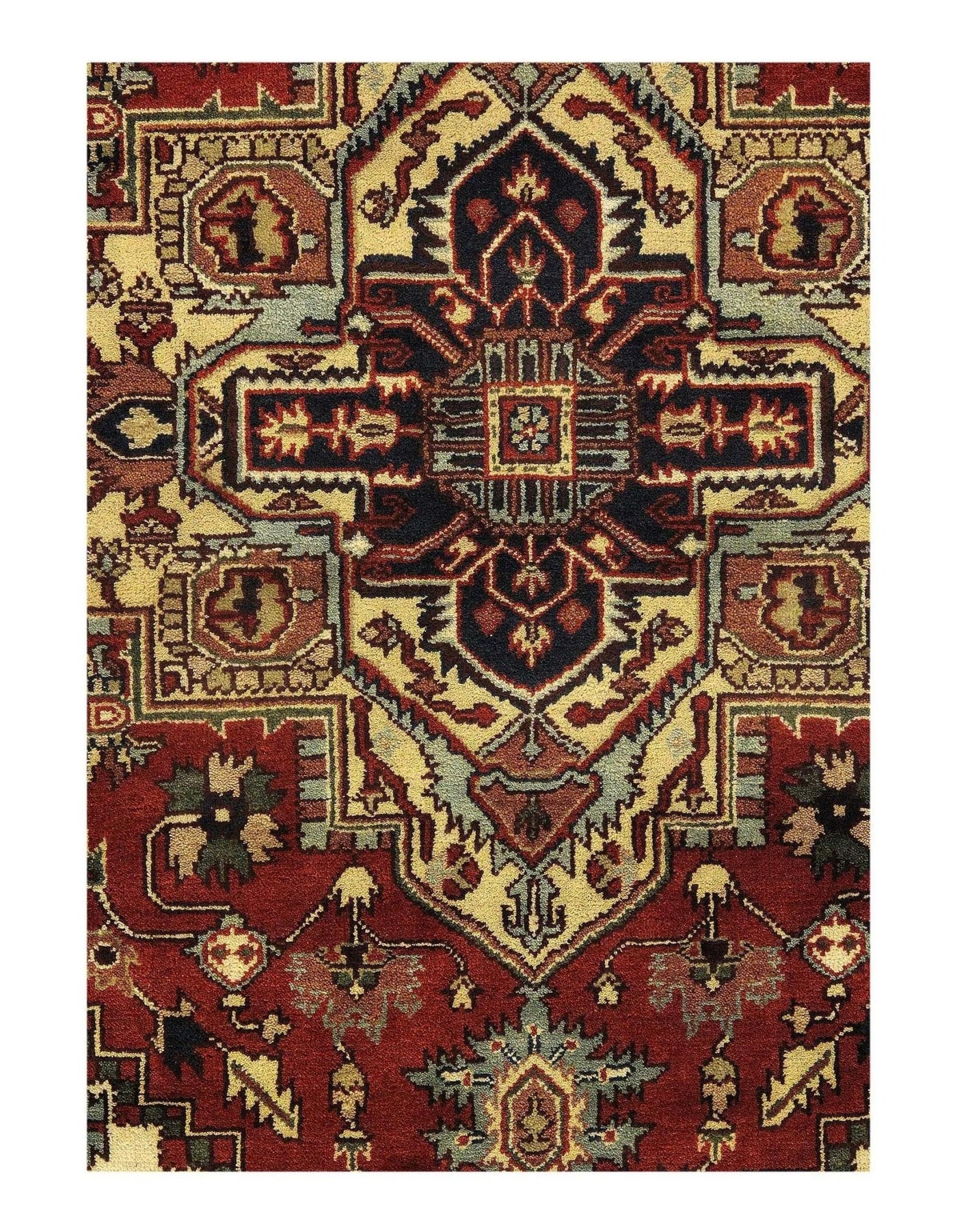 Canvello Fine Serapi Hand - Knotted Rug - 8′1" × 9′11" - Canvello