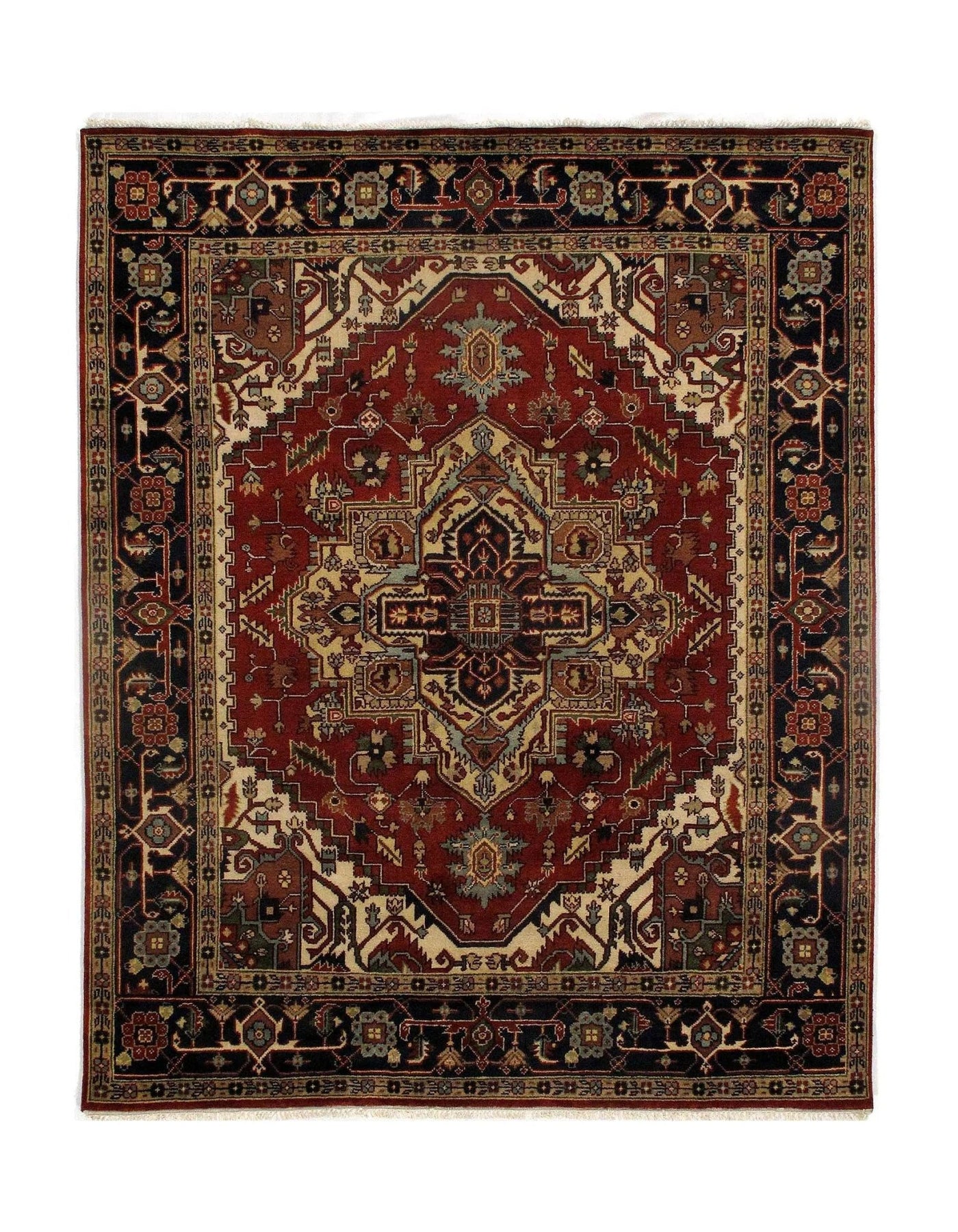 Canvello Fine Serapi Hand - Knotted Rug - 8′1" × 9′11" - Canvello