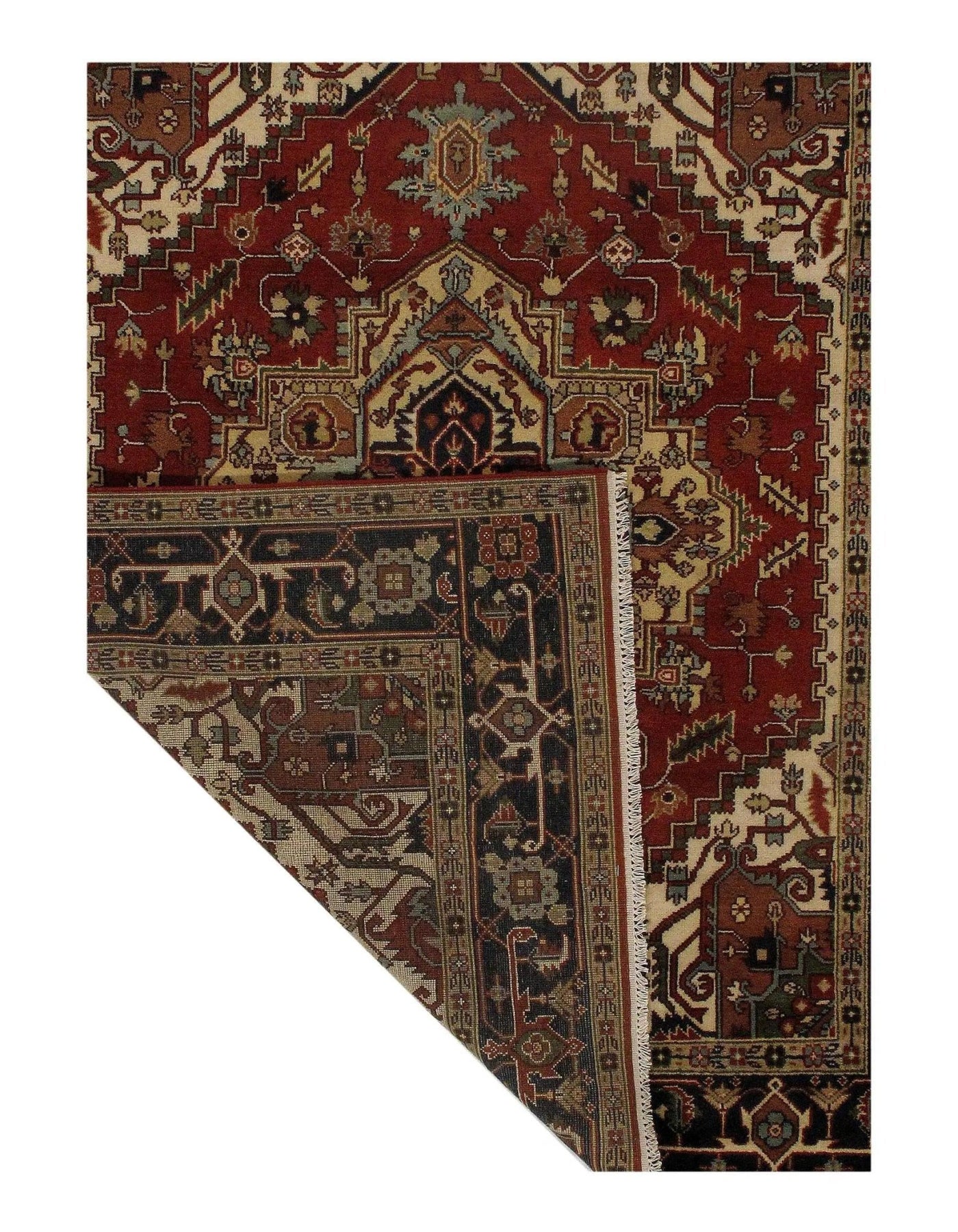 Canvello Fine Serapi Hand - Knotted Rug - 8′1" × 9′11" - Canvello