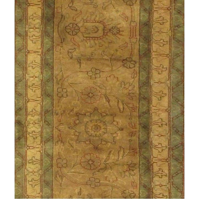 Canvello Fine Tabriz Design Lamb's Wool Runner - 2'3" X 14'9" - Canvello