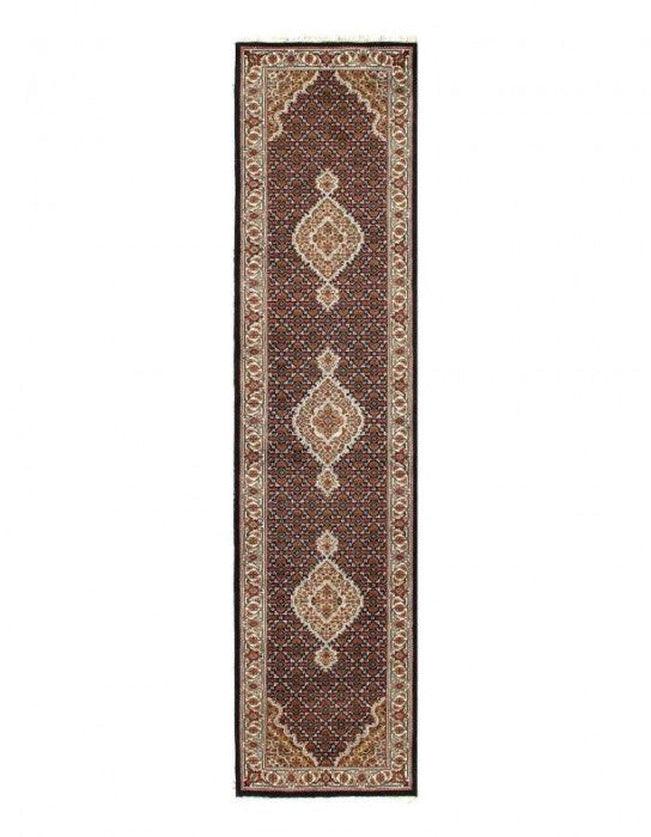 Canvello Fine Tabriz Runner S/W Rug - 2'8"X12' - Canvello