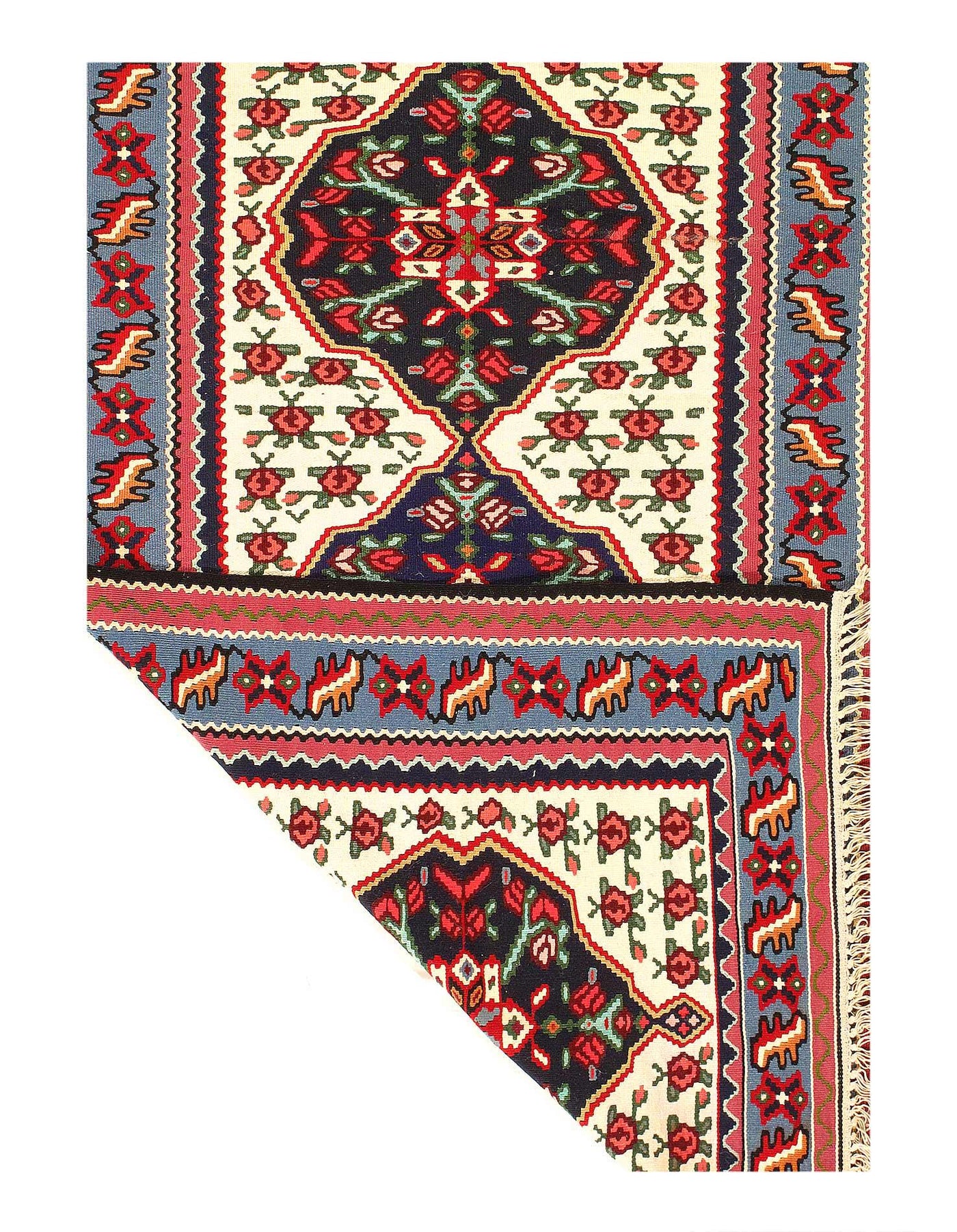 Fine vintage Persian Flat Weave kilim - 3'5'' X 5'11''
