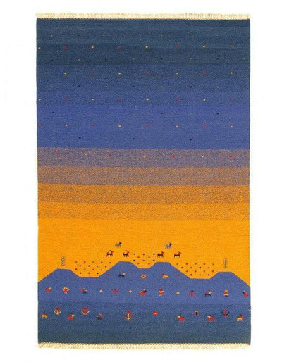 Canvello Flat Weave hand Knotted Sumak 6' X 8'11'' - Canvello