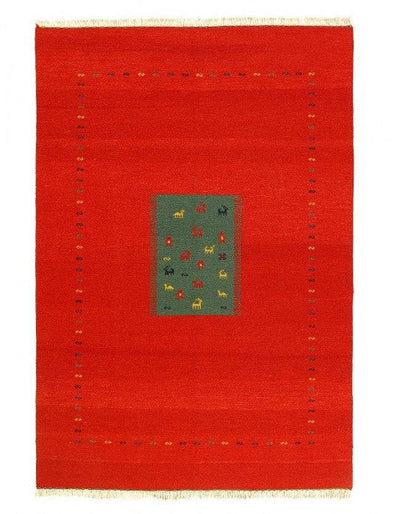 Canvello Flat Weave hand Knotted Sumak 6' X 9' - Canvello