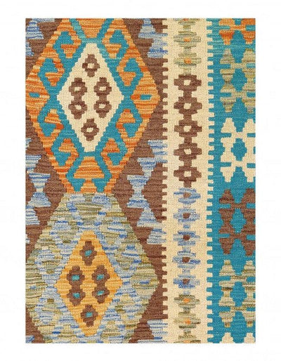 Canvello Flat weave kilim 3'6" X 4'11" - Canvello