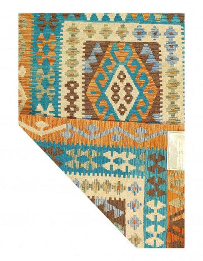 Canvello Flat weave kilim 3'6" X 4'11" - Canvello