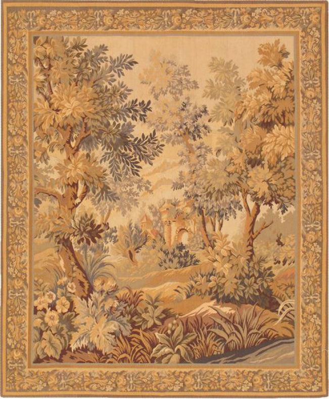 French Style Tapestry 4'9" X 5'8"