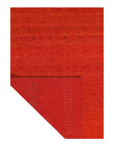 Canvello Gabbeh Dark Red Area Rug - 6'5'' X 9'7''