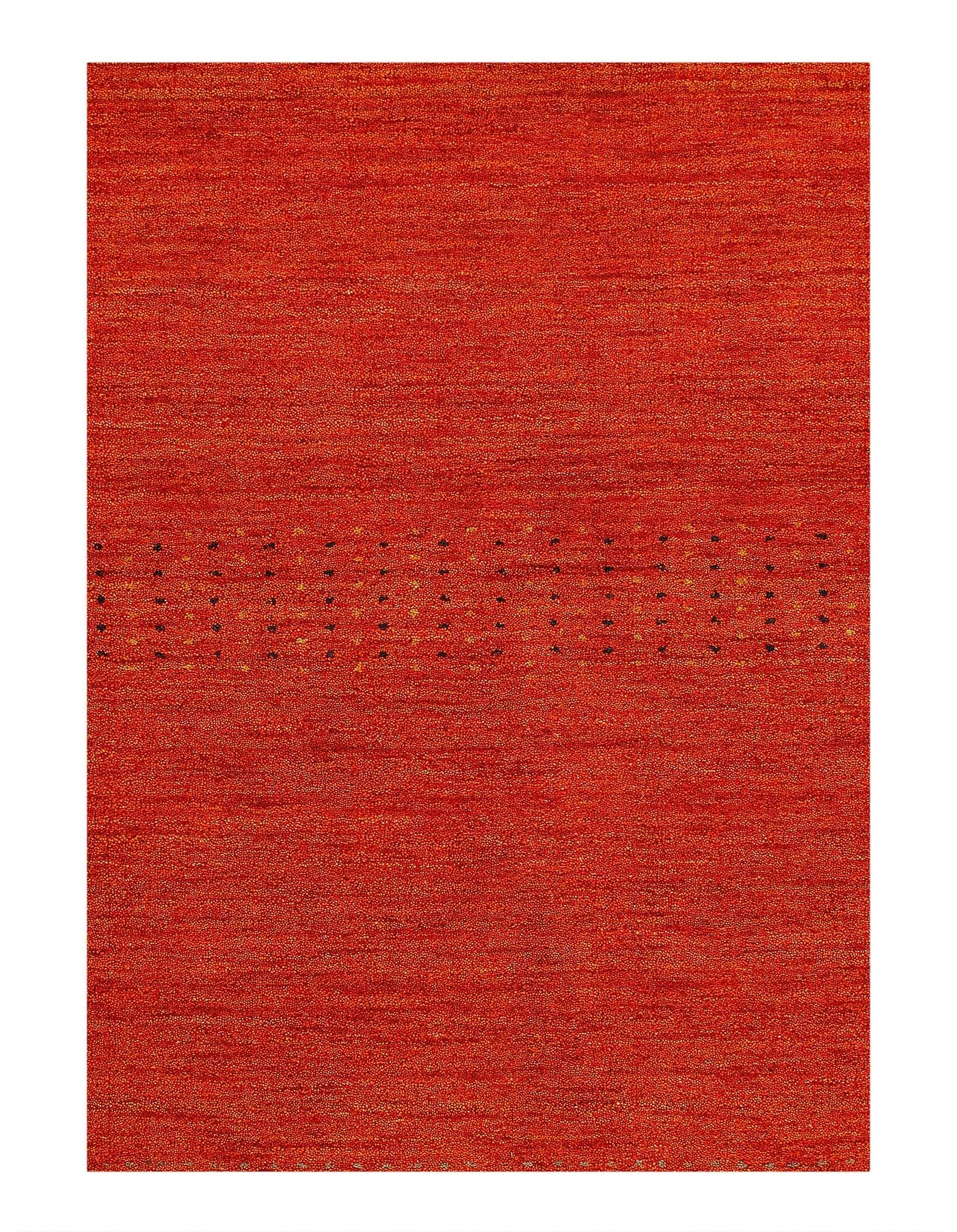 Canvello Gabbeh Dark Red Area Rug - 6'5'' X 9'7'' - Canvello